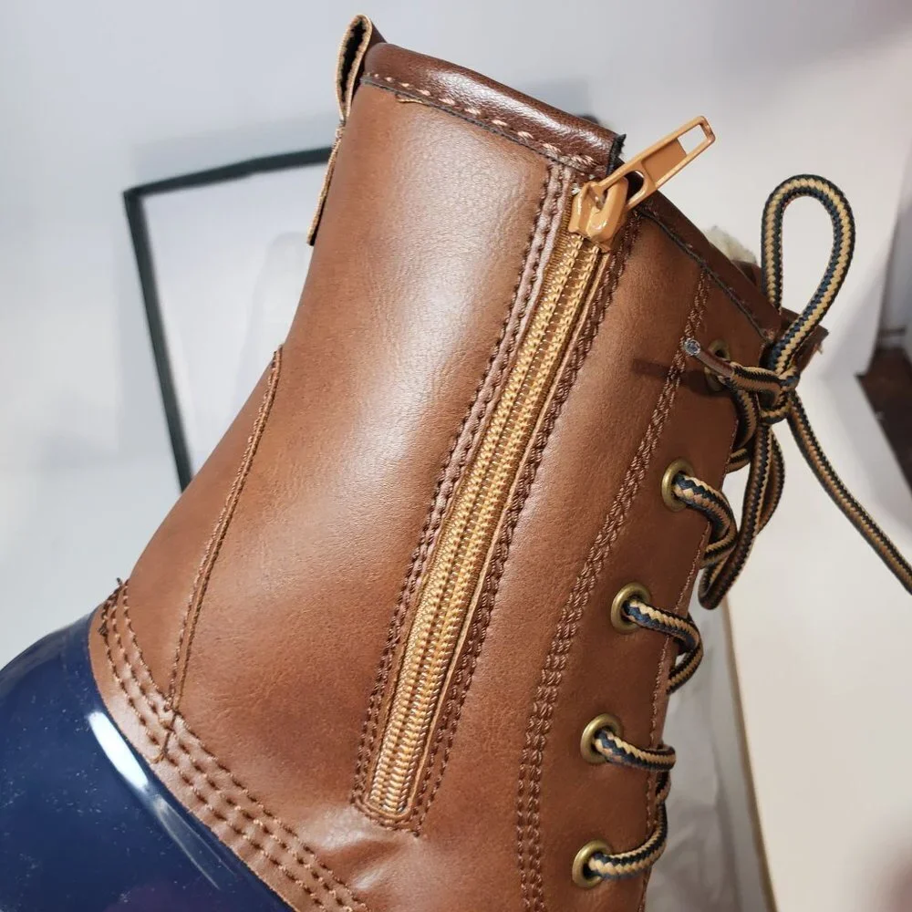 New HIGHLAND‎ CREEK GIRLS ALEX RAIN BOOT - BROWN Size 5